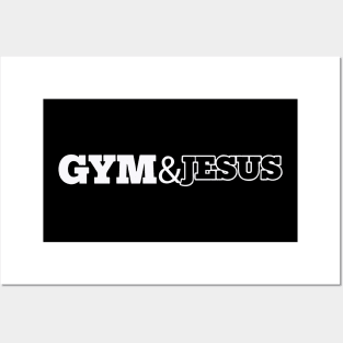 Gym And Jesus Posters and Art